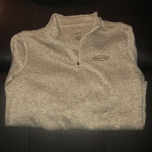 REALTREE sand colored quarter zip sweatshirt